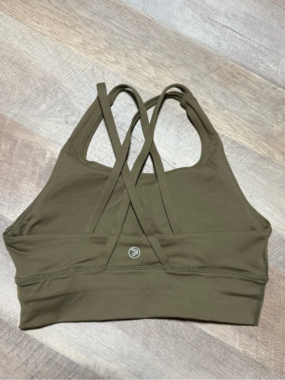 SAVVI Activewear Legging & Sports Bra Set | Sage Green | Women’s Size Small